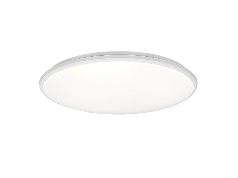 Plafoniera LED, plastica, bianco opaco, 50x7,5x50 cm, Limbus