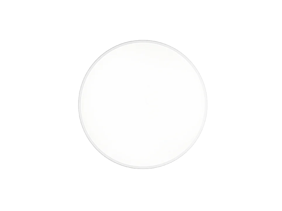 Plafoniera LED, plastica, bianco opaco, 50x7,5x50 cm, Limbus