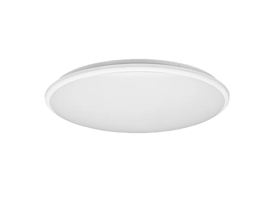Plafoniera LED, plastica, bianco opaco, 50x7,5x50 cm, Limbus