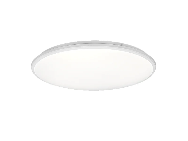 Plafoniera LED, plastica, bianco opaco, 50x7,5x50 cm, Limbus