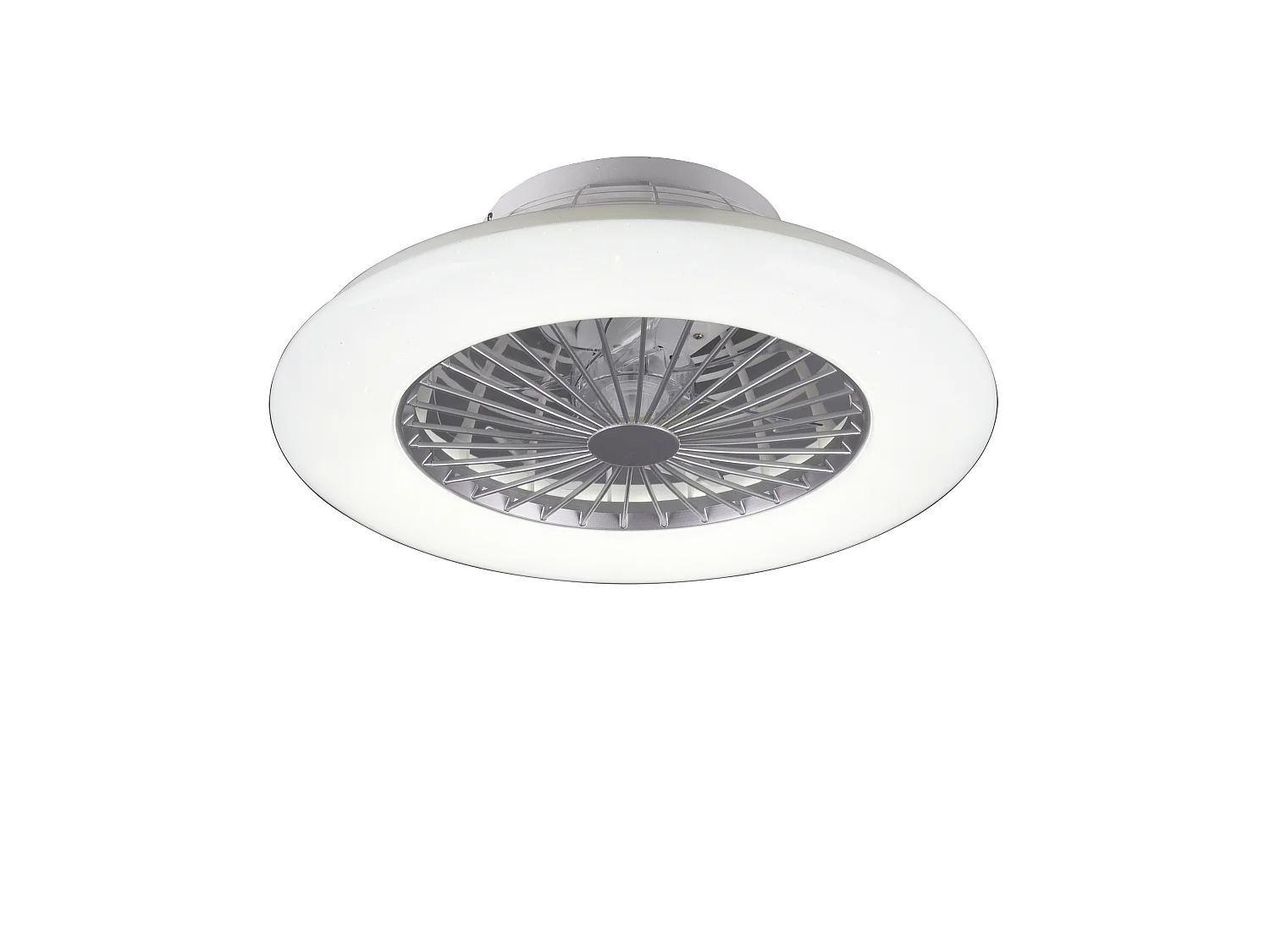 Plafondventilator STRALSUND - 49x49x16.5 cm - Grijs