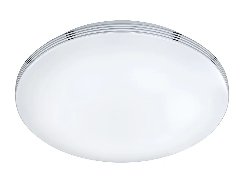 Plafoniera LED, metallo, cromo, 35x10x35 cm, Apart