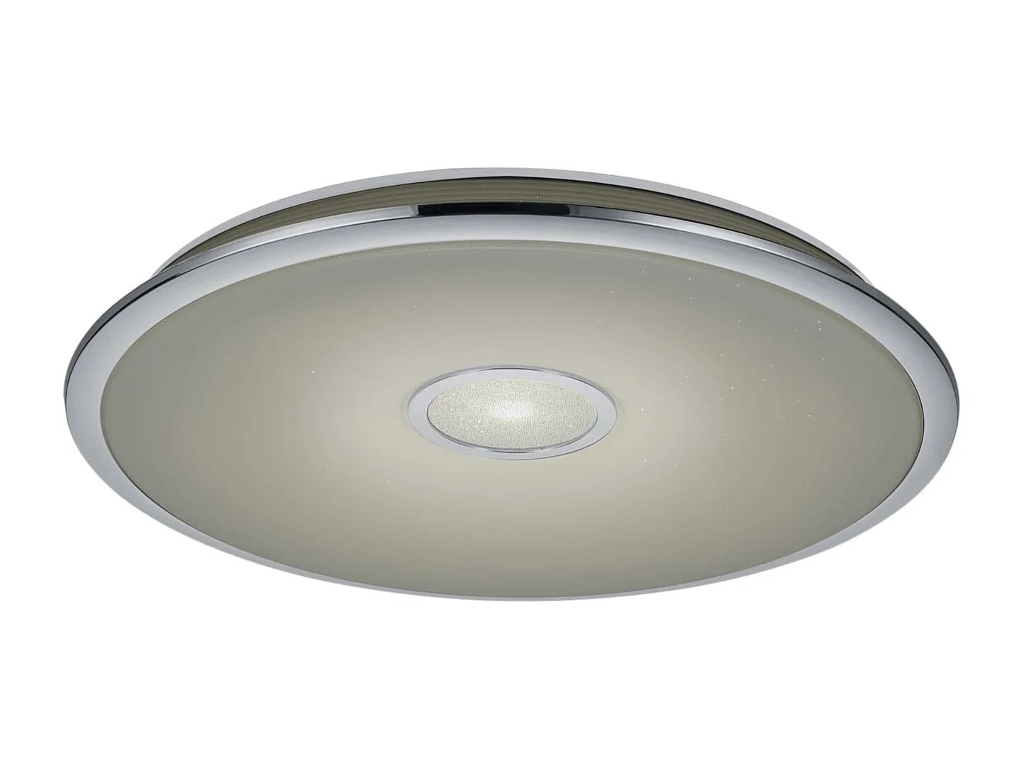 Plafoniera LED, plastica, cromo, 65x10x65 cm, Osaka