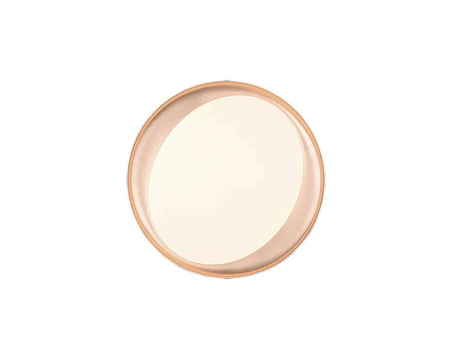 Plafoniera LED, plastica, nero, 48,5x7x48,5 cm, Zeta