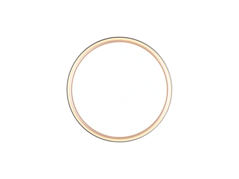 Plafoniera LED, plastica, titano, 33x9x33 cm, Clarimo