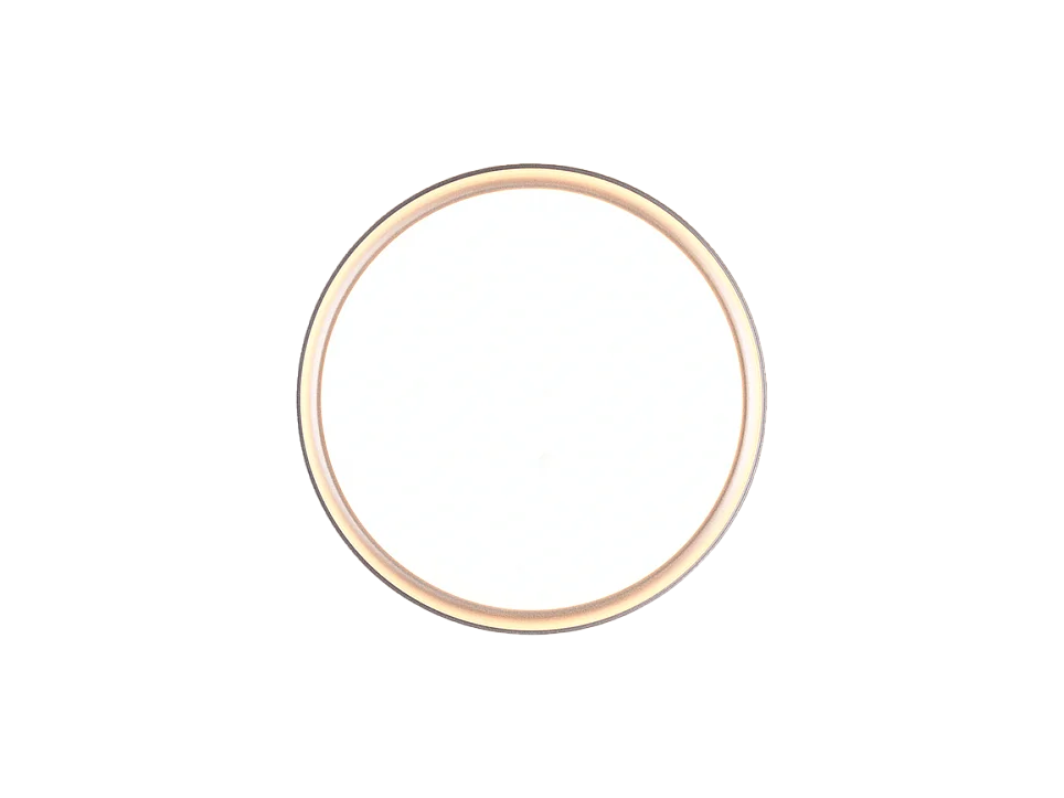 Plafoniera LED, plastica, titano, 33x9x33 cm, Clarimo