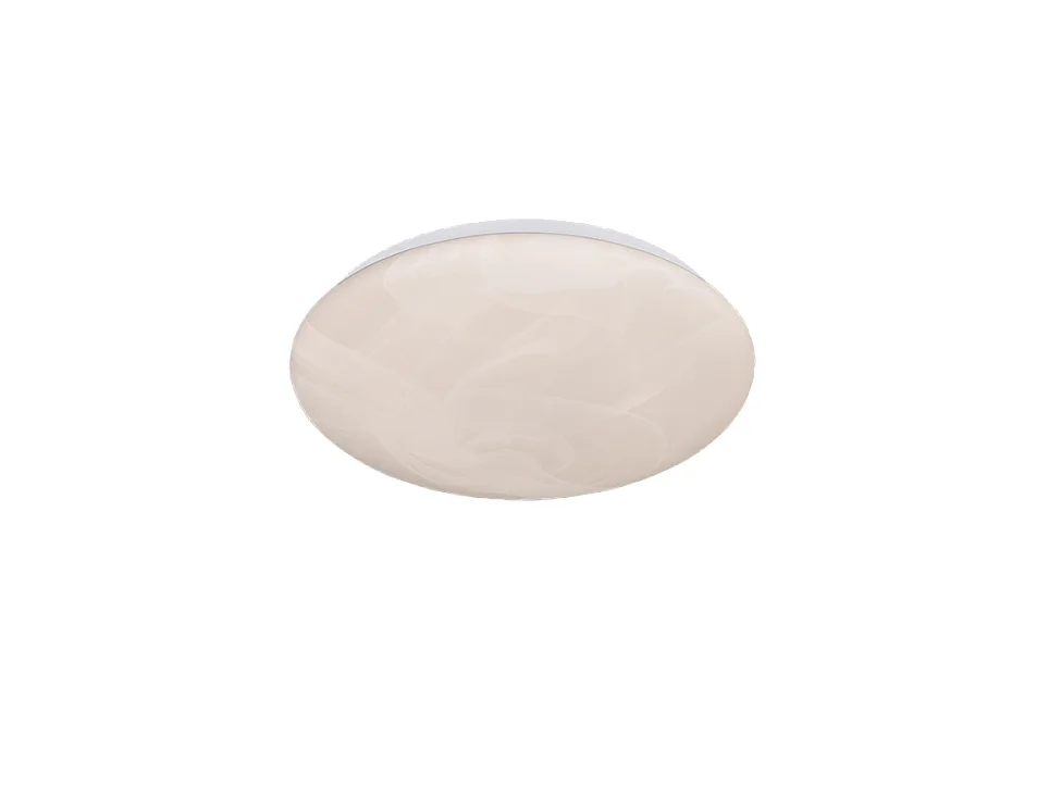 Plafoniera LED, plastica, alabastro, 28x6,5x28 cm, Umbria