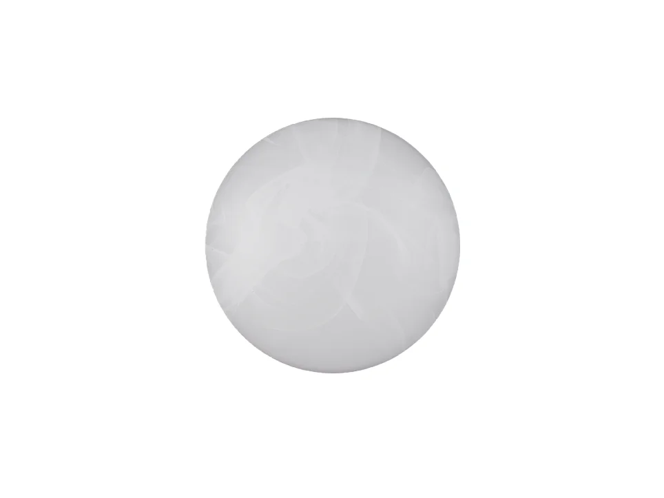 Plafoniera LED, plastica, alabastro, 28x6,5x28 cm, Umbria