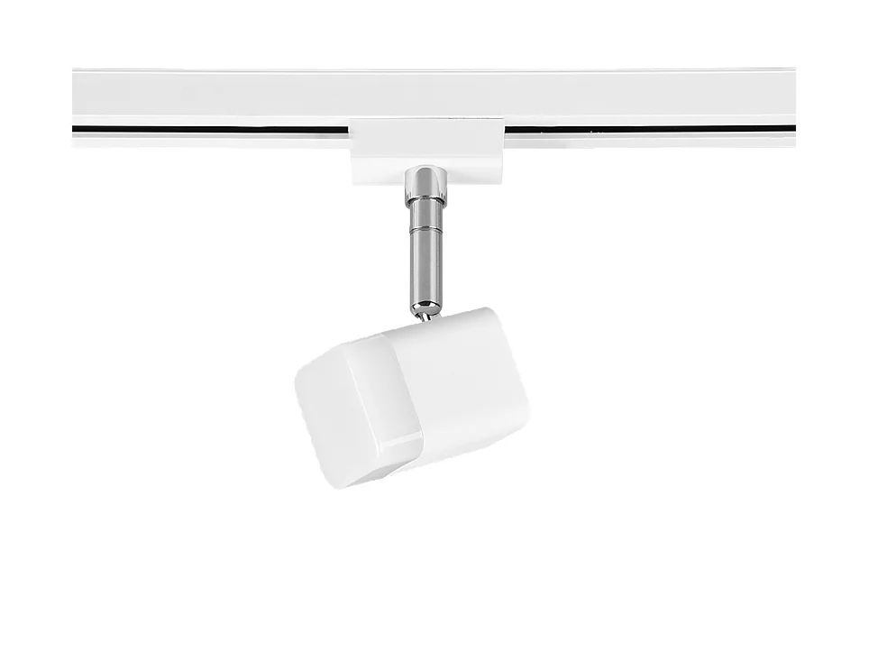 Faretto LED, metallo, bianco opaco, 5x14x8,5 cm, Duoline