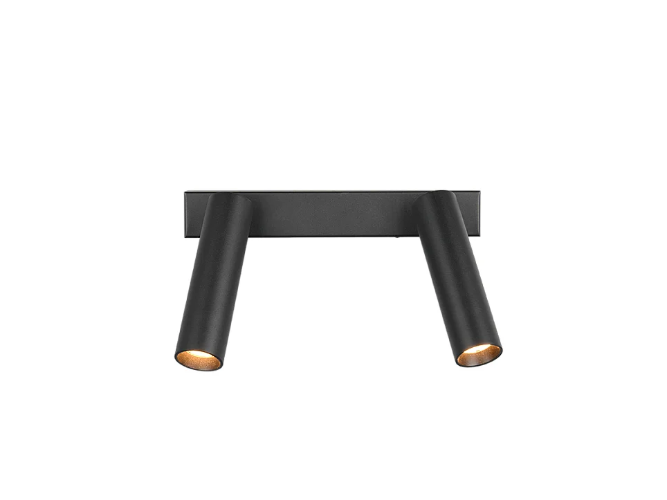 Spot AMBALA - 13x13x17.5 cm - Zwart