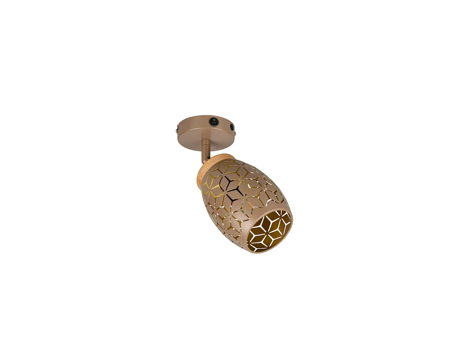 Spot BIDAR - 12x12x27 cm - Bruin