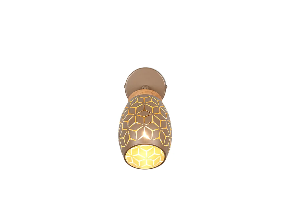 Spot BIDAR - 12x12x27 cm - Bruin