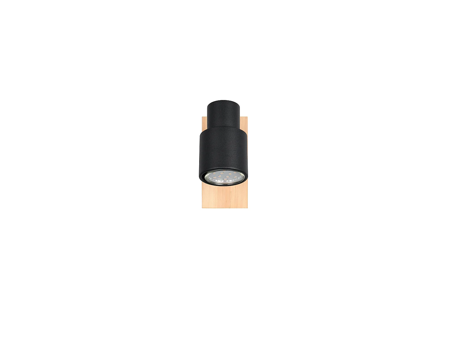 Spot PIERRE - 0x0x15 cm - Zwart