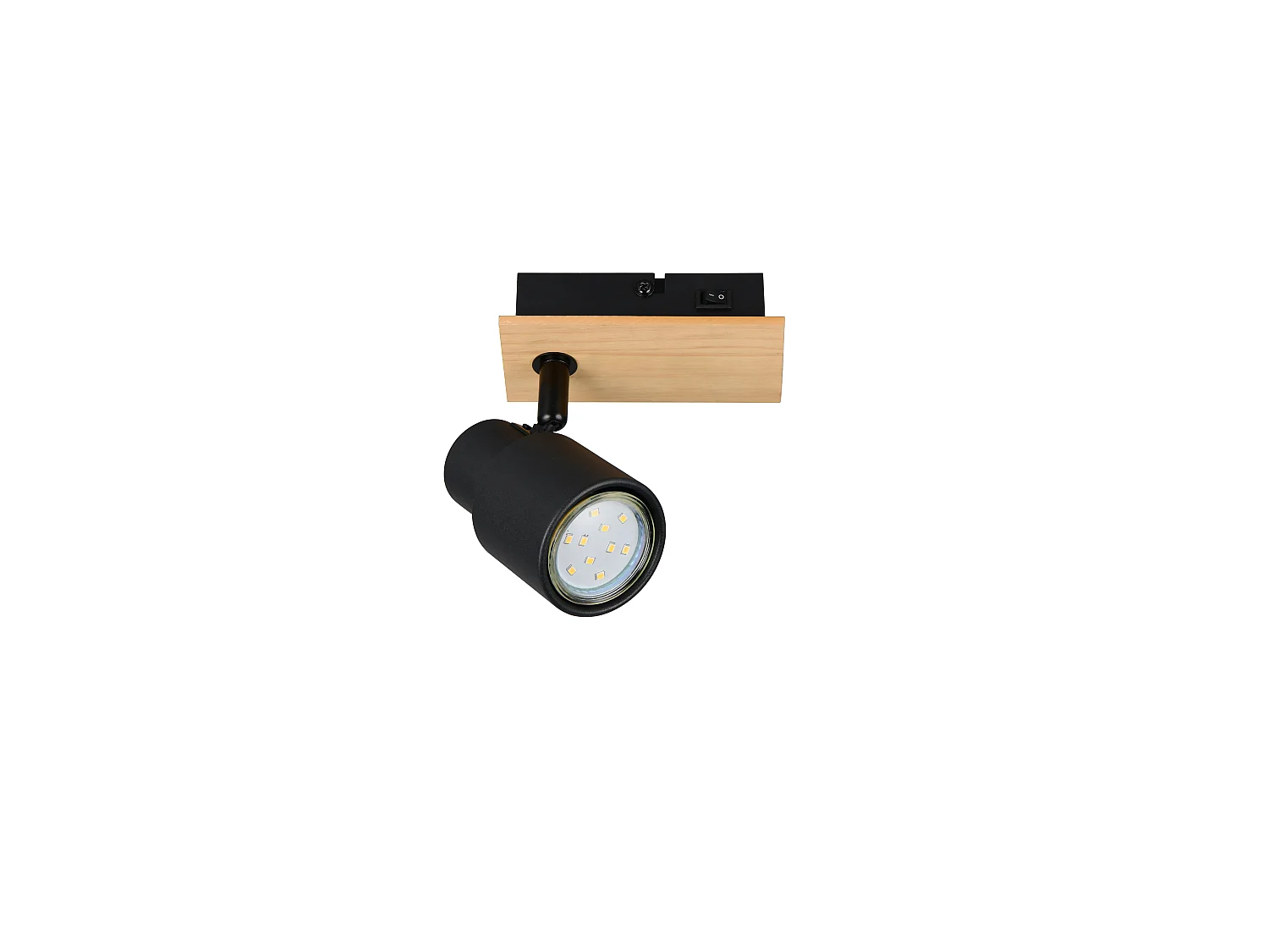 Spot PIERRE - 0x0x15 cm - Zwart