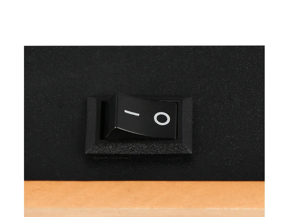 Spot PIERRE - 0x0x15 cm - Zwart
