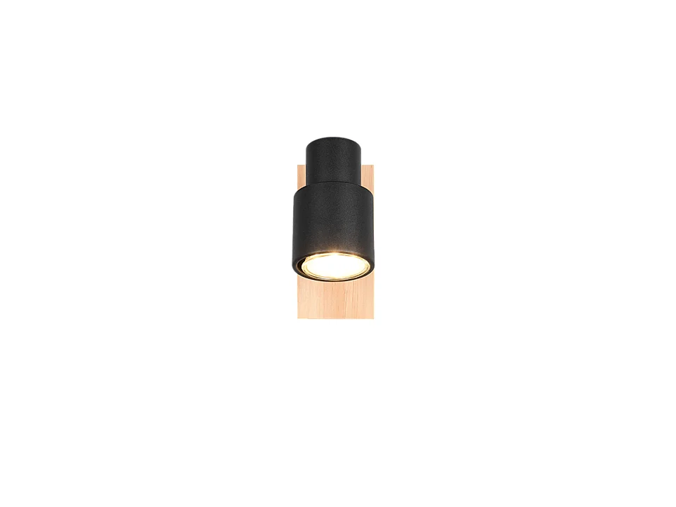 Spot PIERRE - 0x0x15 cm - Zwart