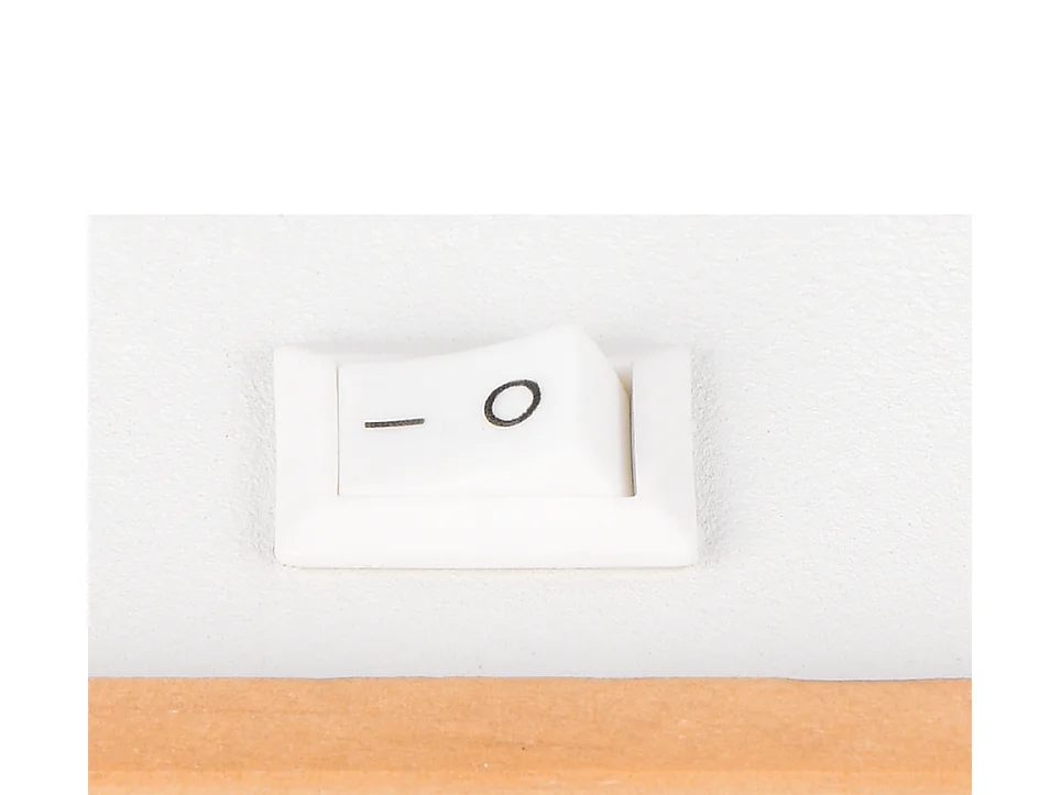 Faretto, metallo, bianco opaco, 14x15x6 cm, Pierre