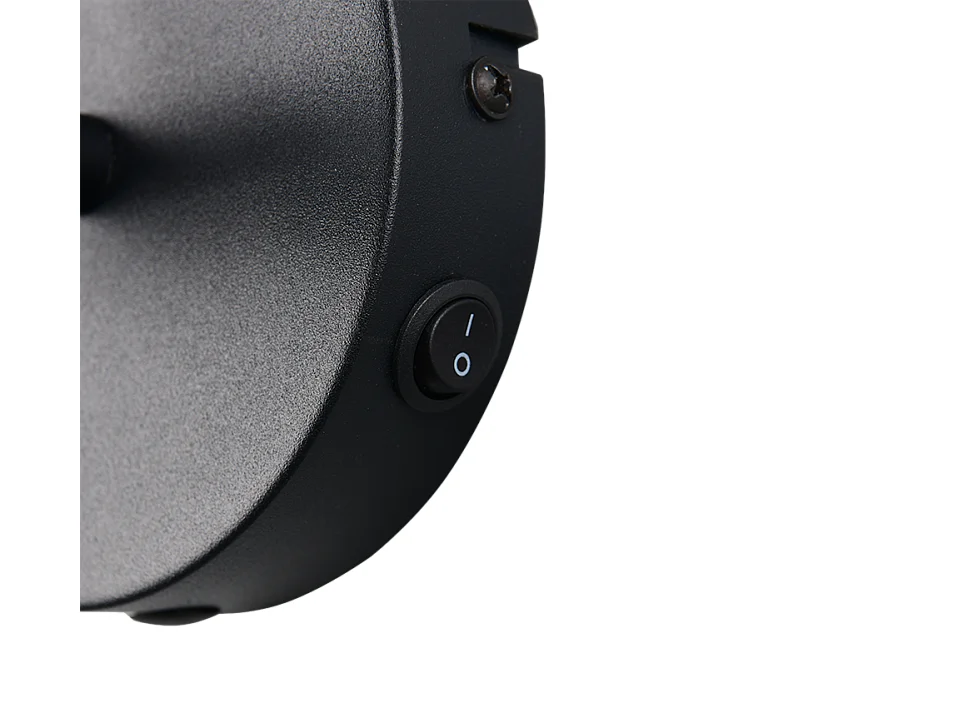 Faretto, metallo, nero opaco, 14x27,5x14 cm, Jerome