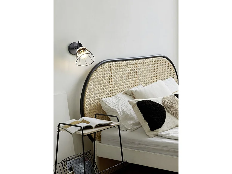 Faretto, metallo, nero opaco, 14x27,5x14 cm, Jerome