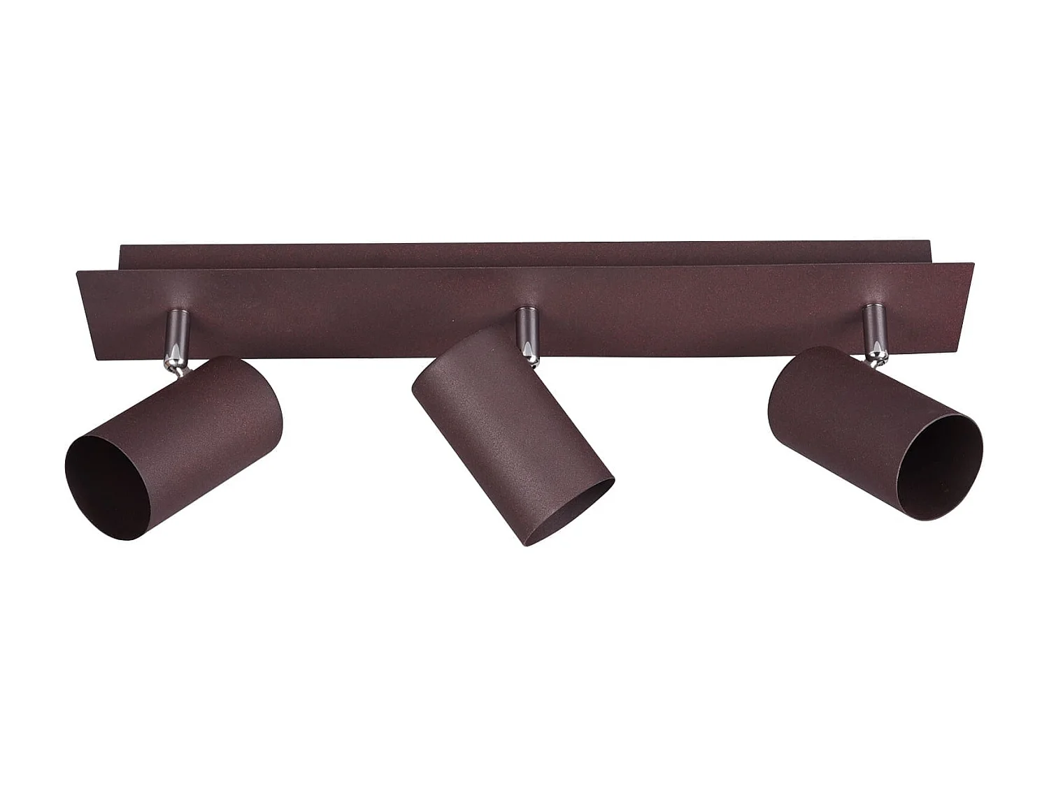 Faretto 3 luci, metallo, ruggine, 48x15x9 cm, Marley