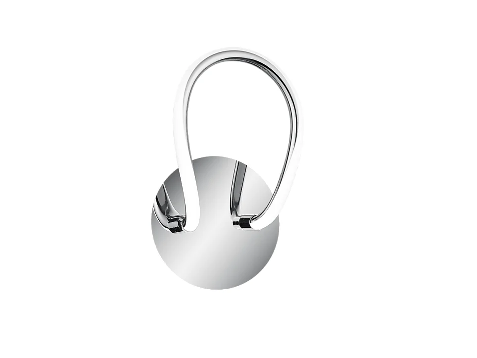 Applique LED, metallo, cromo, 15x26x15 cm, Bologna