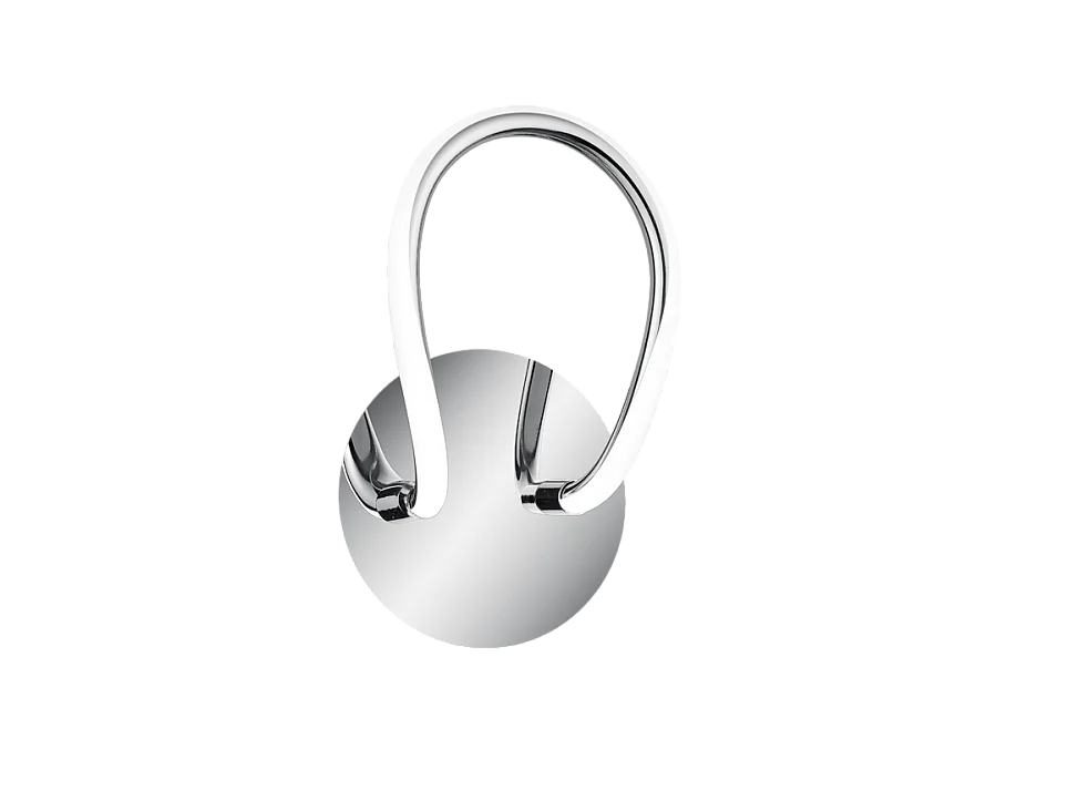 Applique LED, metallo, cromo, 15x26x15 cm, Bologna