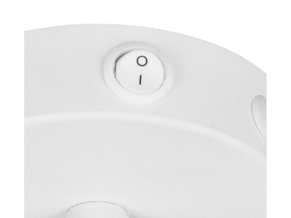 Faretto, metallo, bianco opaco, 12x12x27 cm, Bidar