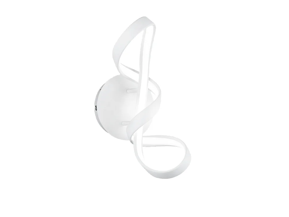 Applique LED, metallo, bianco opaco, 22x40x17,5 cm, Perugia