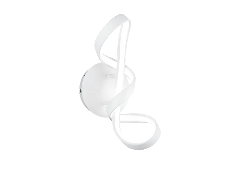 Applique LED, metallo, bianco opaco, 22x40x17,5 cm, Perugia