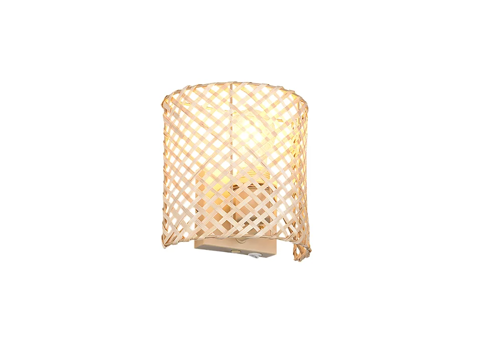 Applique, metallo, beige, 19x19x10,5 cm, Bina