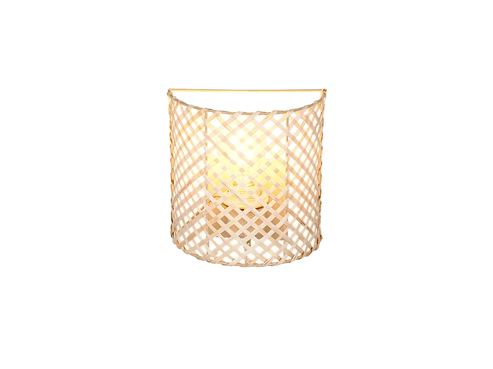 Applique, metallo, beige, 19x19x10,5 cm, Bina