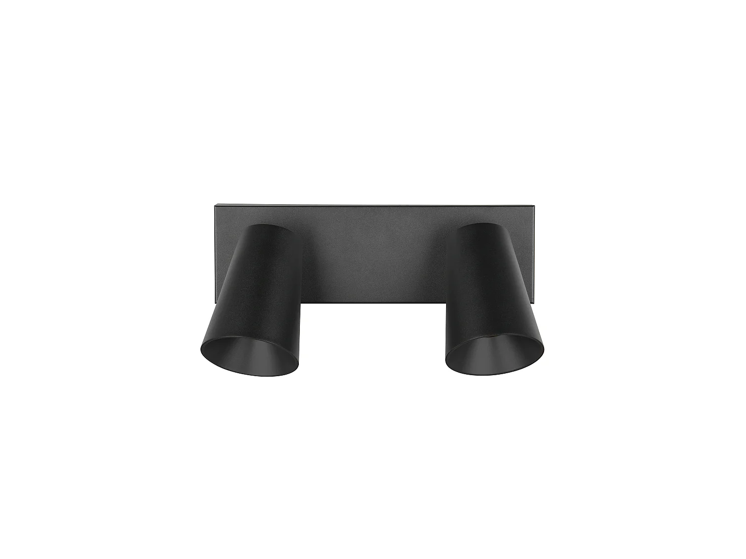 Spot SHARP - 8x8x16 cm - Zwart