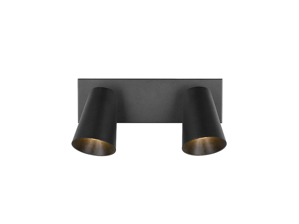 Spot SHARP - 8x8x16 cm - Zwart