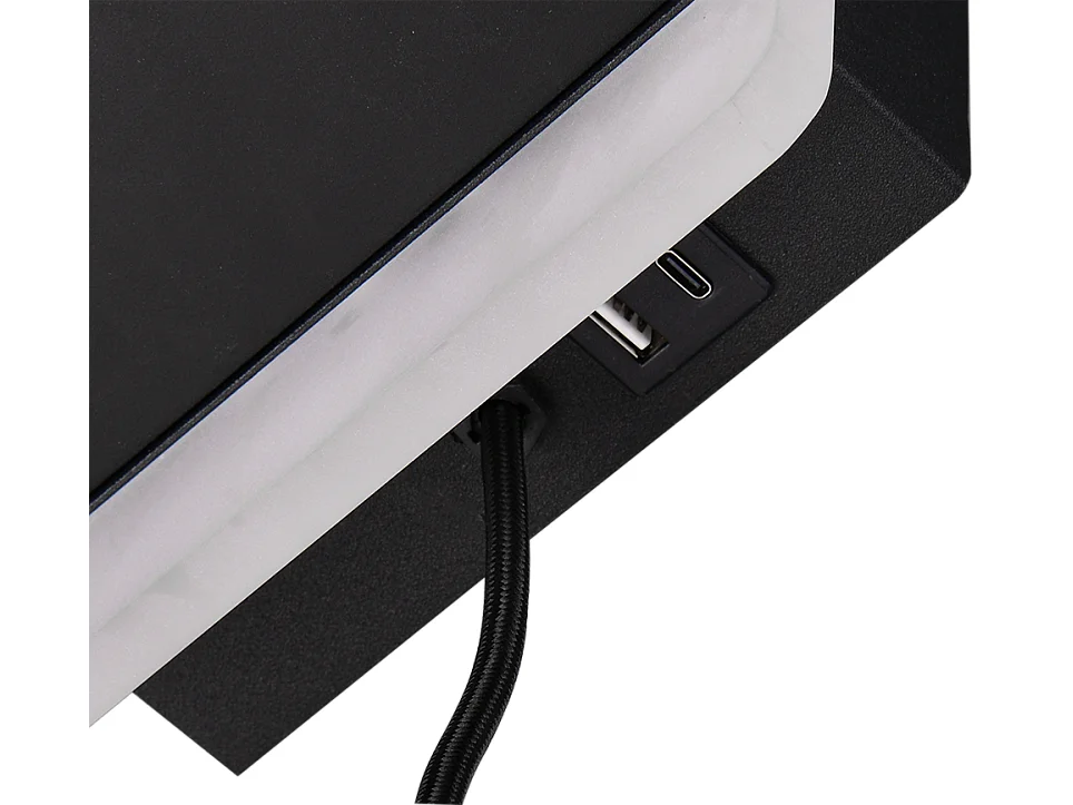 Applique LED, metallo, nero opaco, 16x20x14 cm, Fairfield