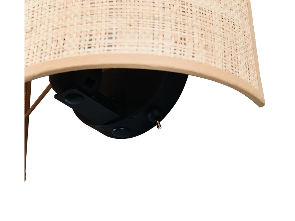 Wandlamp AIMEE - 0x0x20.5 cm - Zwart