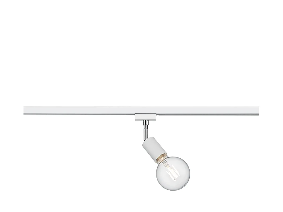 Faretto, metallo, bianco opaco, 10x12x4,2 cm, Duoline