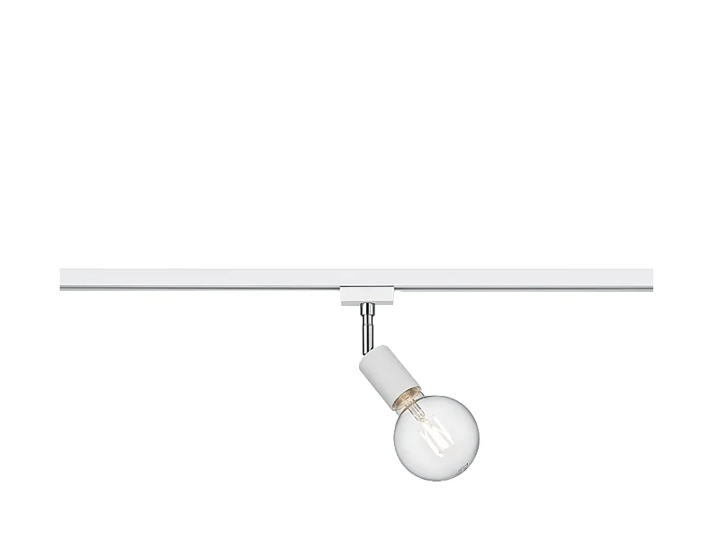 Faretto, metallo, bianco opaco, 10x12x4,2 cm, Duoline