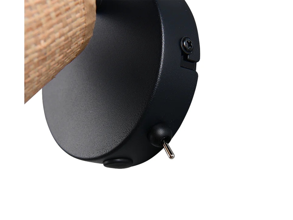 Faretto, metallo, nero opaco, 10x22,5x17,6 cm, Aimee