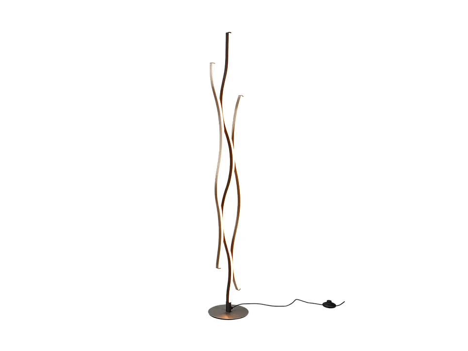 Piantana LED, metallo, alluminio, 20,5x138x20,5 cm, Blaze