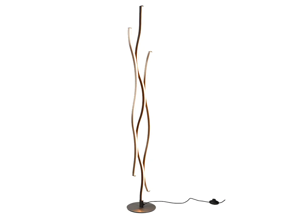 Piantana LED, metallo, alluminio, 20,5x138x20,5 cm, Blaze