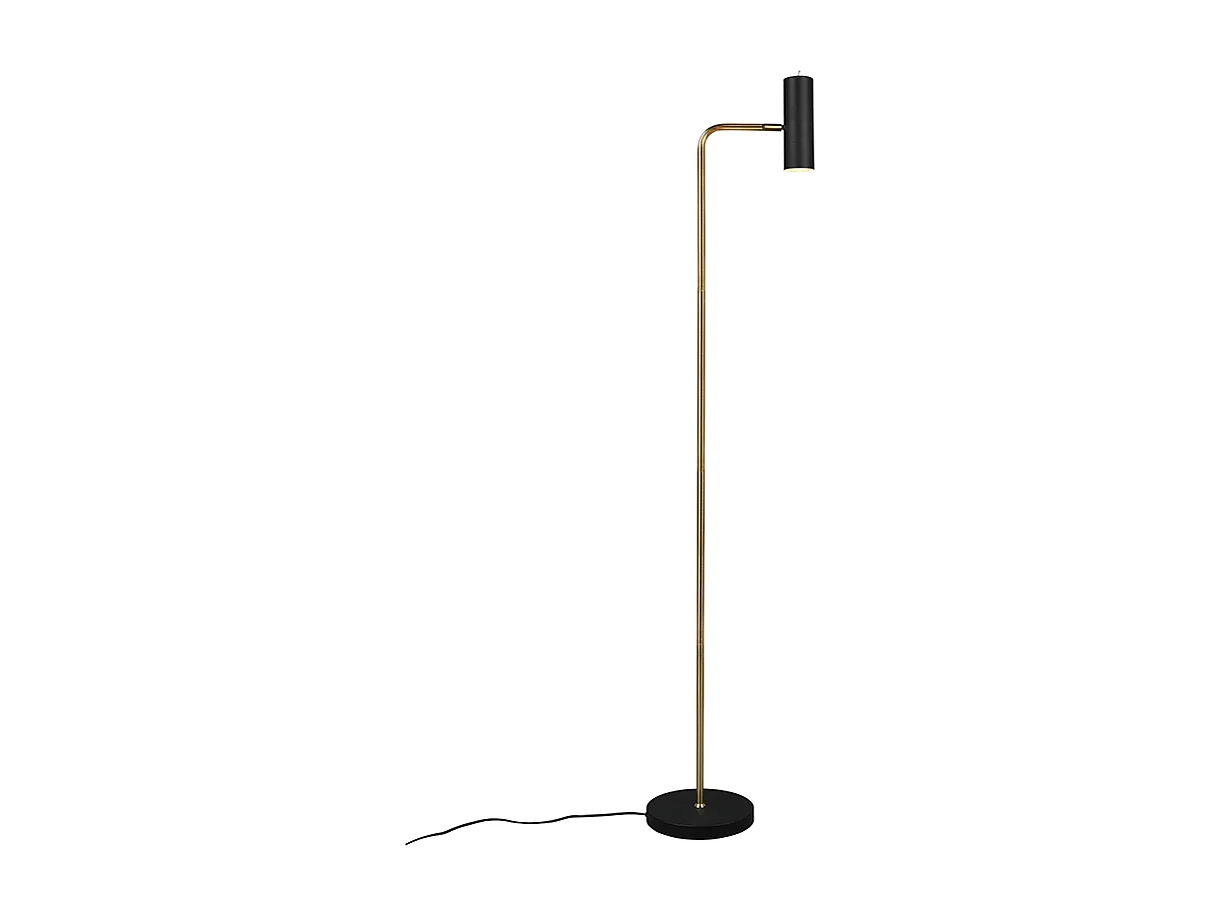 Piantana, metallo, ottone satinato, 23x151x39 cm, Marley