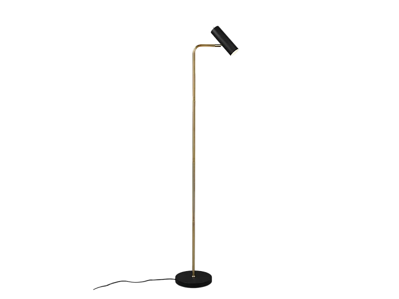 Piantana, metallo, ottone satinato, 23x151x39 cm, Marley