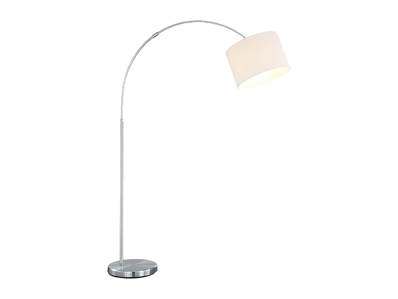 Piantana, metallo, nichel opaco, 30x215x107 cm, Hotel