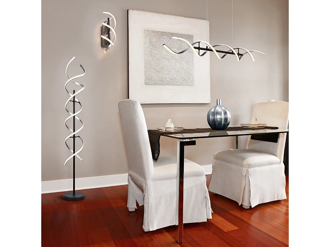 Applique LED, alluminio, , 13,5x47x20,5 cm, Sequence