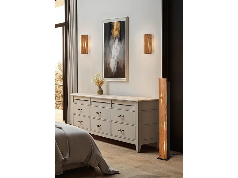 Applique, metallo, naturale, 30x11x14 cm, Karuni