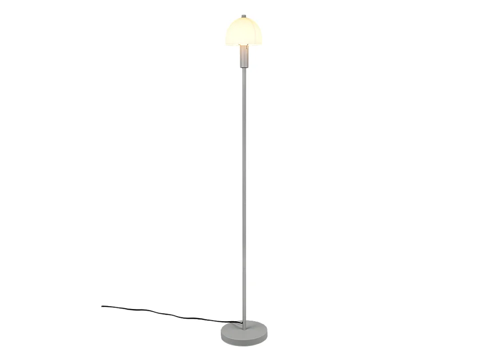 Piantana, metallo, grigio, 18x120x18 cm, Glenn