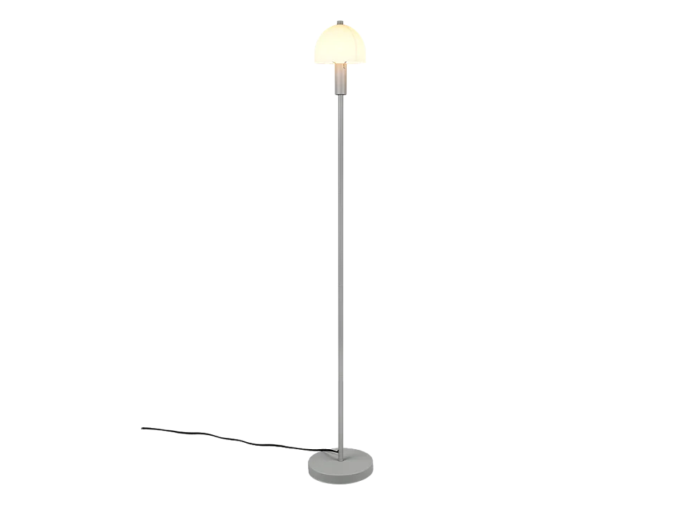 Piantana, metallo, grigio, 18x120x18 cm, Glenn