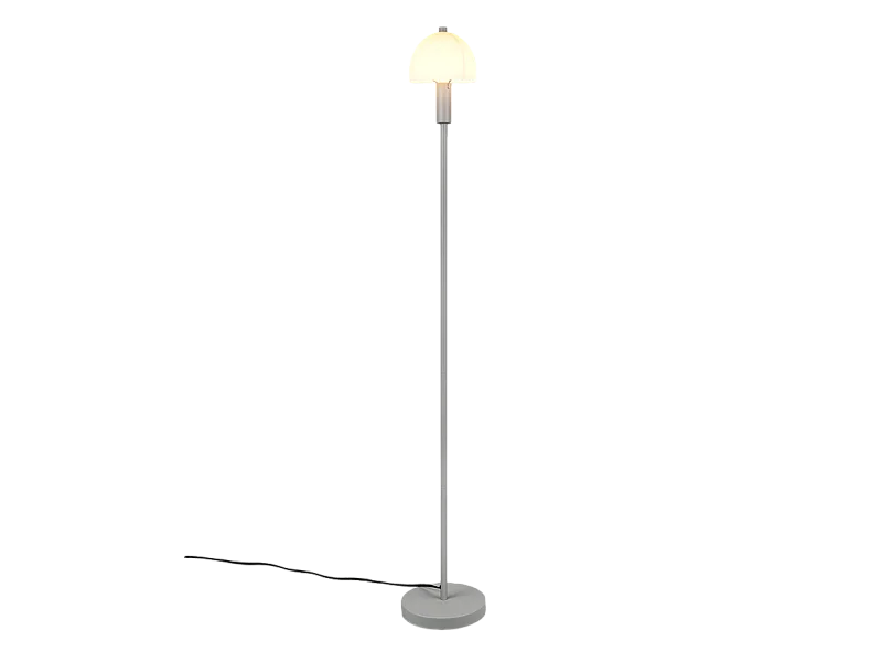 Piantana, metallo, grigio, 18x120x18 cm, Glenn