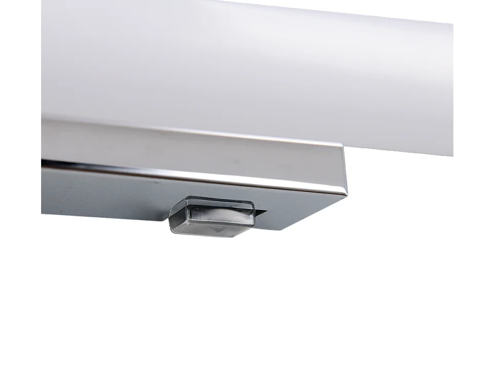 Applique LED, metallo, cromo, 80,5x5,5x0 cm, Mattimo