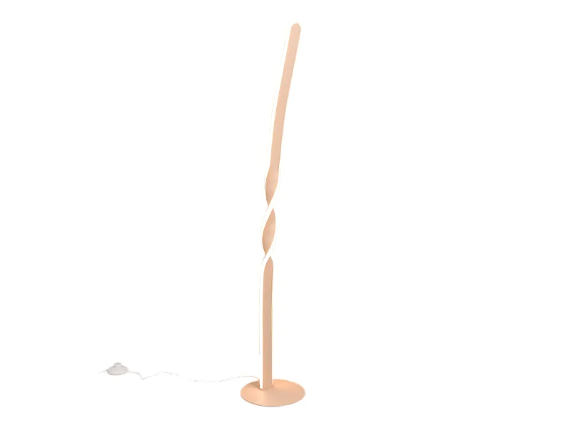 Piantana LED, metallo, sabbia, 20x110x21,5 cm, Ginko